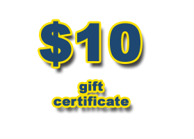 Gift Certificate (Electronic) for 10 Gift Certificate (Electronic) for 10